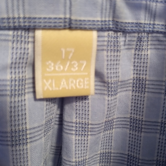 Michael Kors Blue/White Dress XL Shirt. - Picture 3 of 7